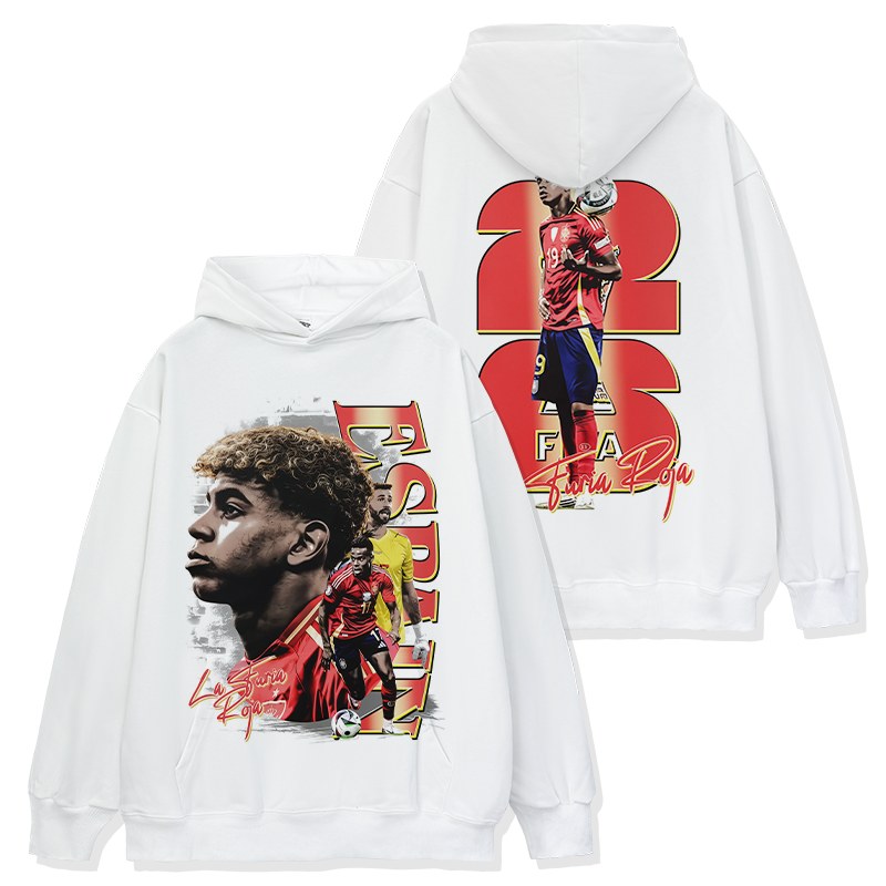 LAMINE YAMAL VINTAGE HOODIE · DERBY DAY
