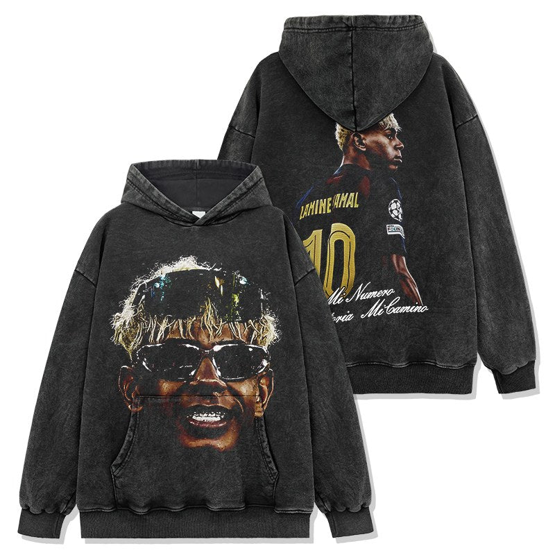 LAMINE YAMAL VINTAGE HOODIE · TIFO