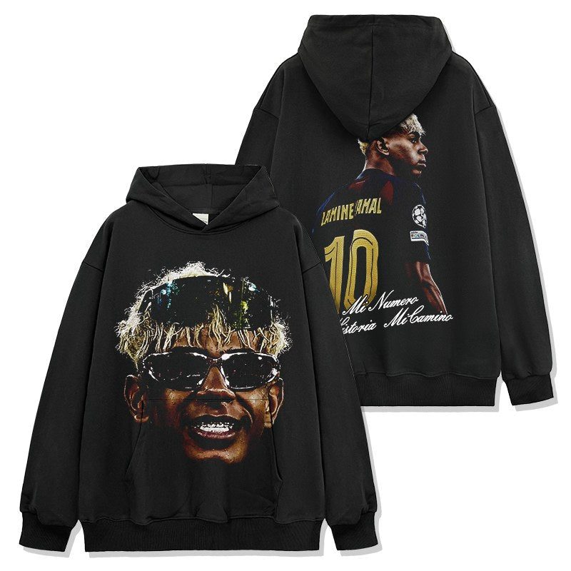 LAMINE YAMAL VINTAGE HOODIE · TIFO