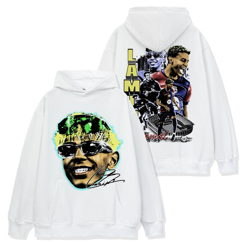 LAMINE YAMAL VINTAGE HOODIE · CURVA SUD