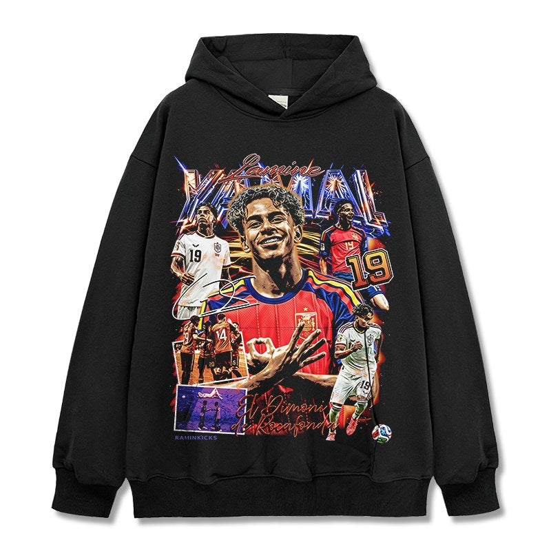 LAMINE YAMAL VINTAGE HOODIE · NIGHT GAME
