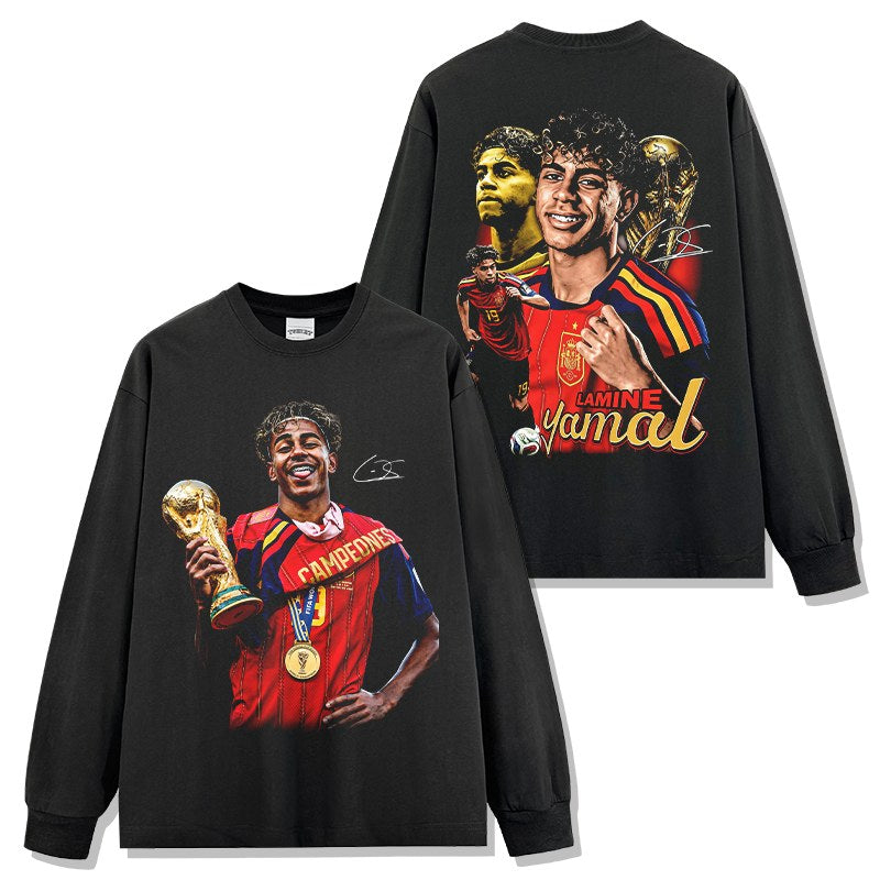LAMINE YAMAL LONG SLEEVE · GOLDEN BOOT
