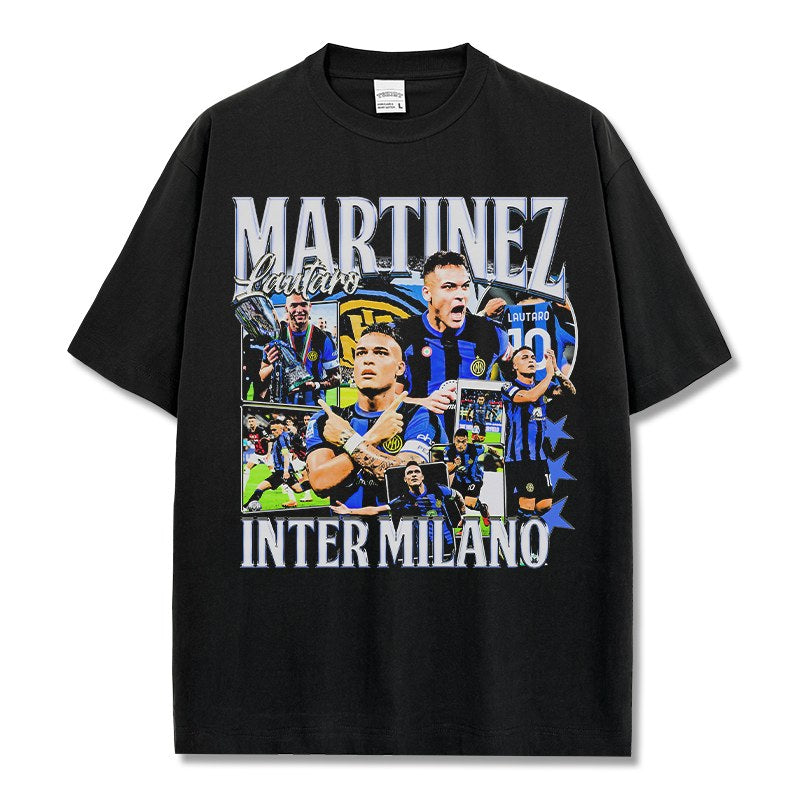 LAUTARO MARTINEZ VINTAGE TEE · GOLDEN BOOT