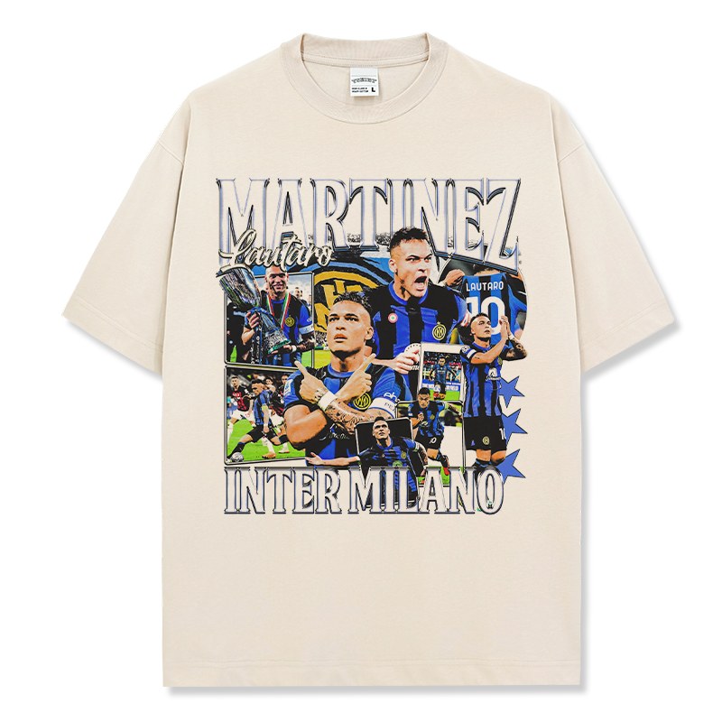 LAUTARO MARTINEZ VINTAGE TEE · GOLDEN BOOT