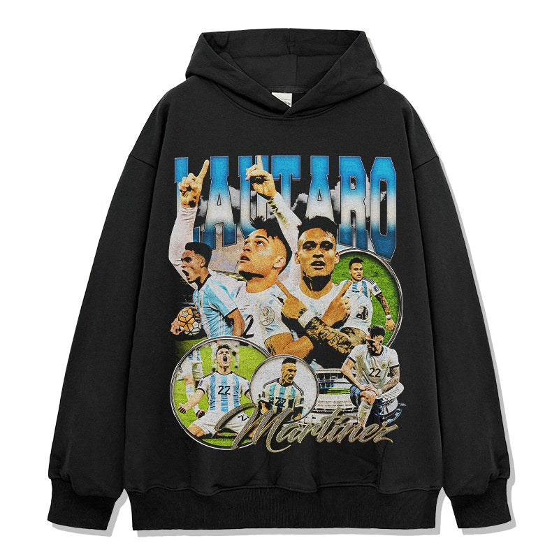 LAUTARO MARTINEZ VINTAGE HOODIE · NIGHT GAME