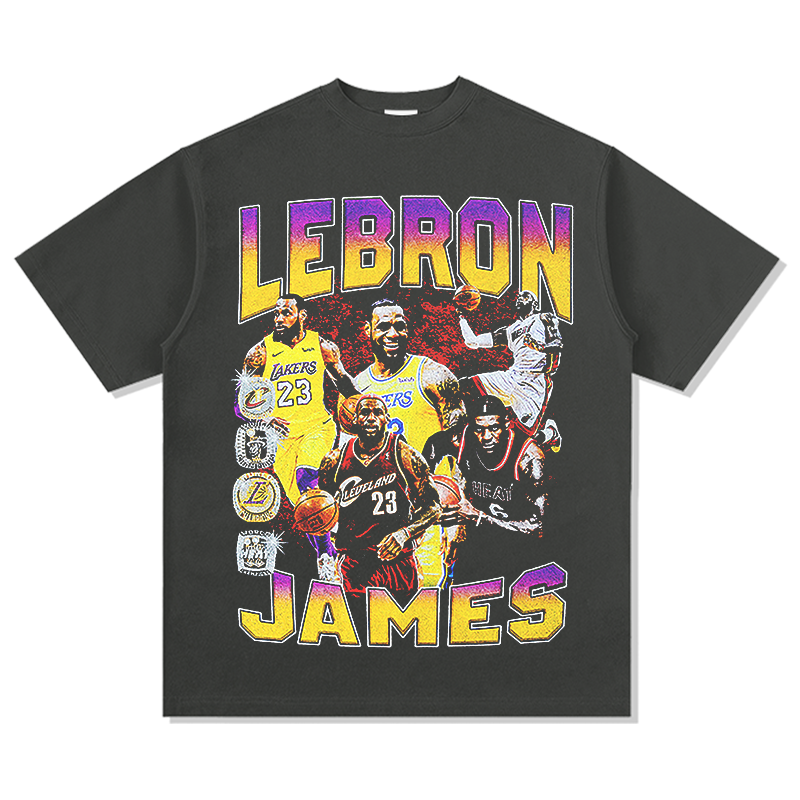 LEBRON JAMES VINTAGE TEE · BACKBOARD