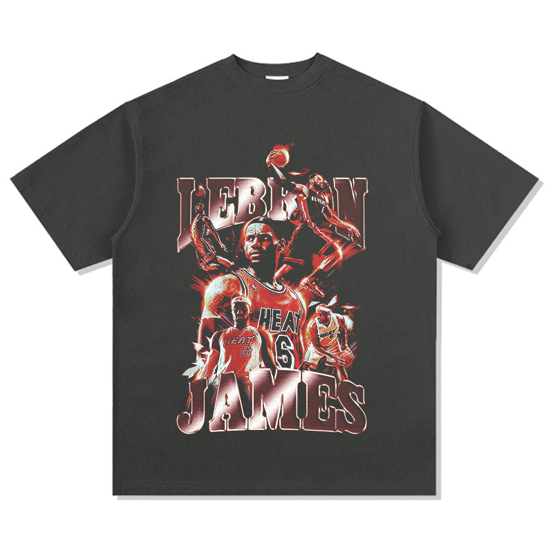 LEBRON JAMES VINTAGE TEE · TOMAHAWK