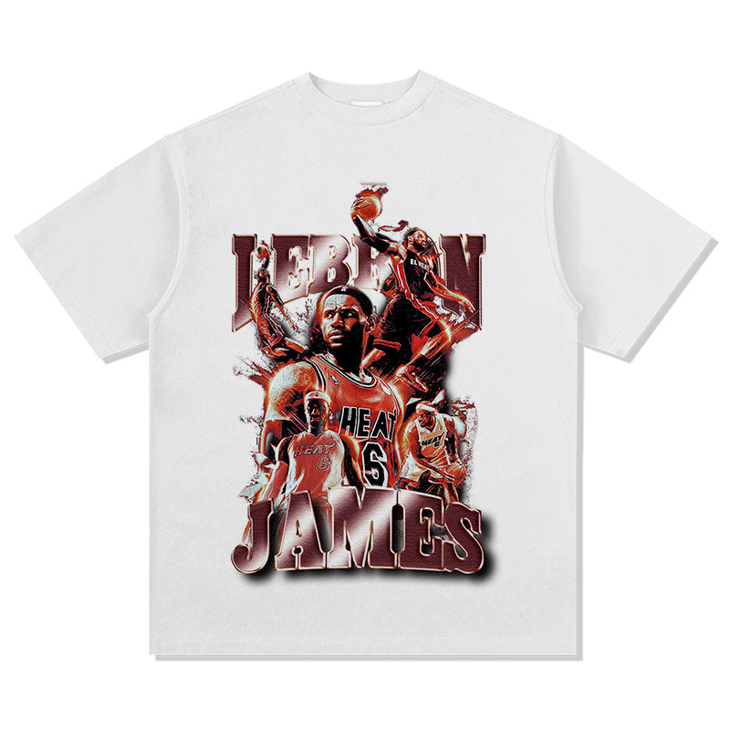 LEBRON JAMES VINTAGE TEE · TOMAHAWK