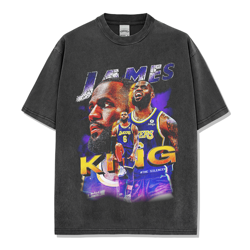 LEBRON JAMES VINTAGE TEE · BANNER NIGHT