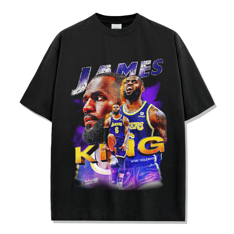 LEBRON JAMES VINTAGE TEE · BANNER NIGHT