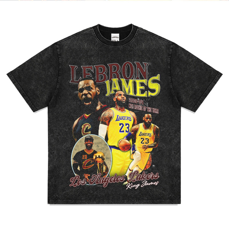 LEBRON JAMES VINTAGE TEE · LOGO SHOT