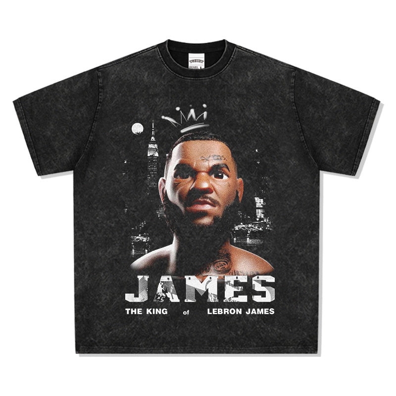 LEBRON JAMES VINTAGE TEE · CORNER THREE