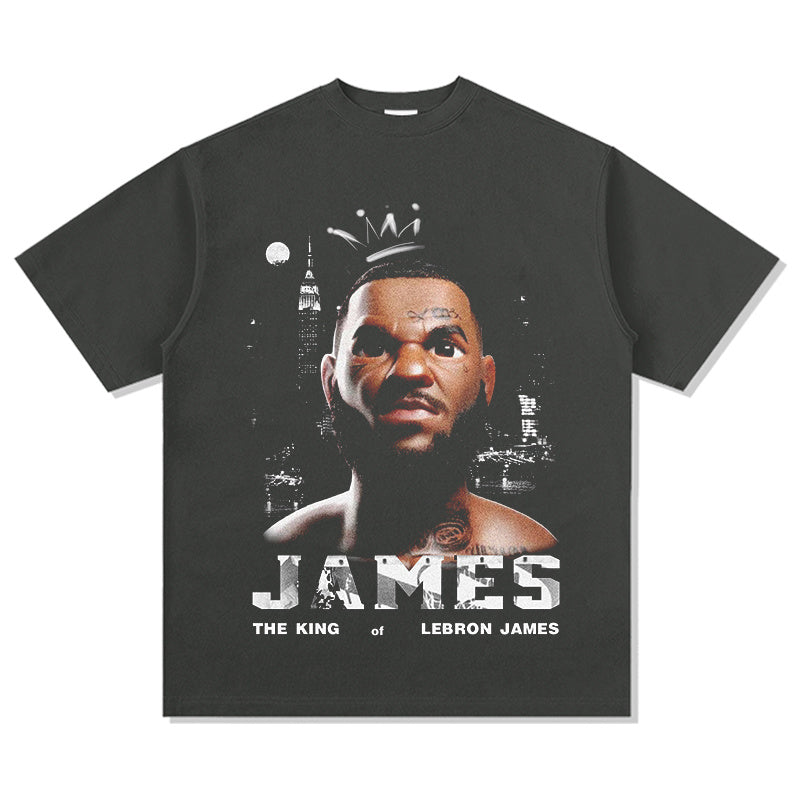 LEBRON JAMES VINTAGE TEE · CORNER THREE