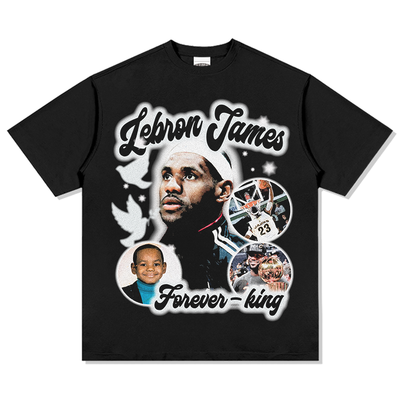 LEBRON JAMES VINTAGE TEE · BASELINE
