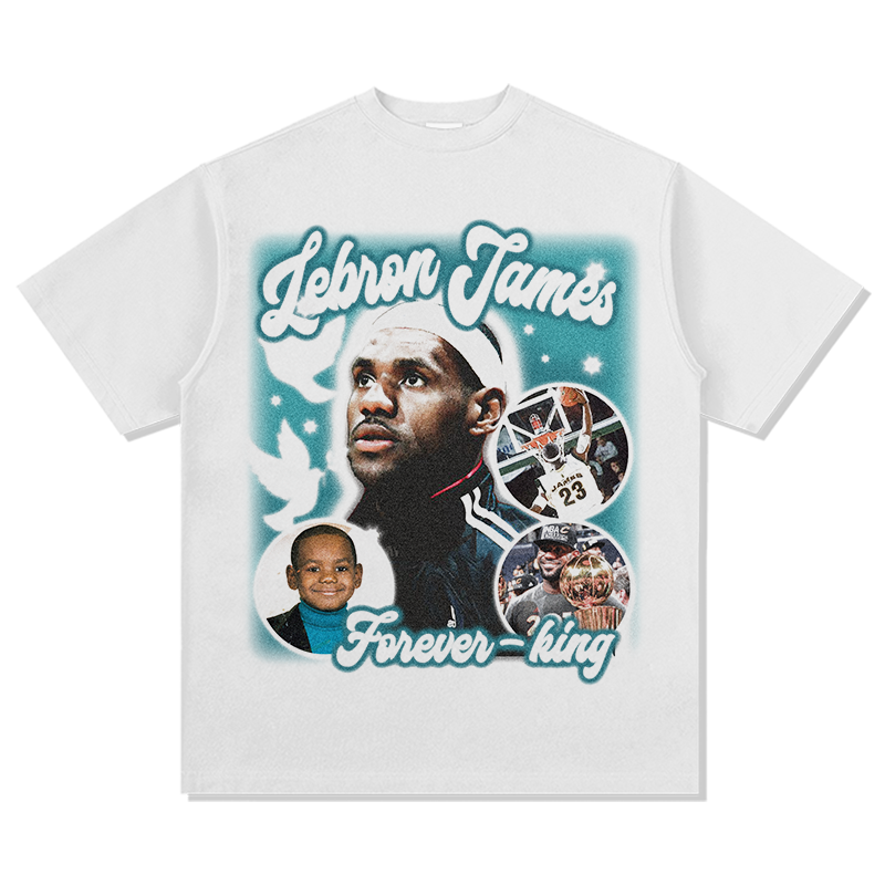 LEBRON JAMES VINTAGE TEE · BASELINE