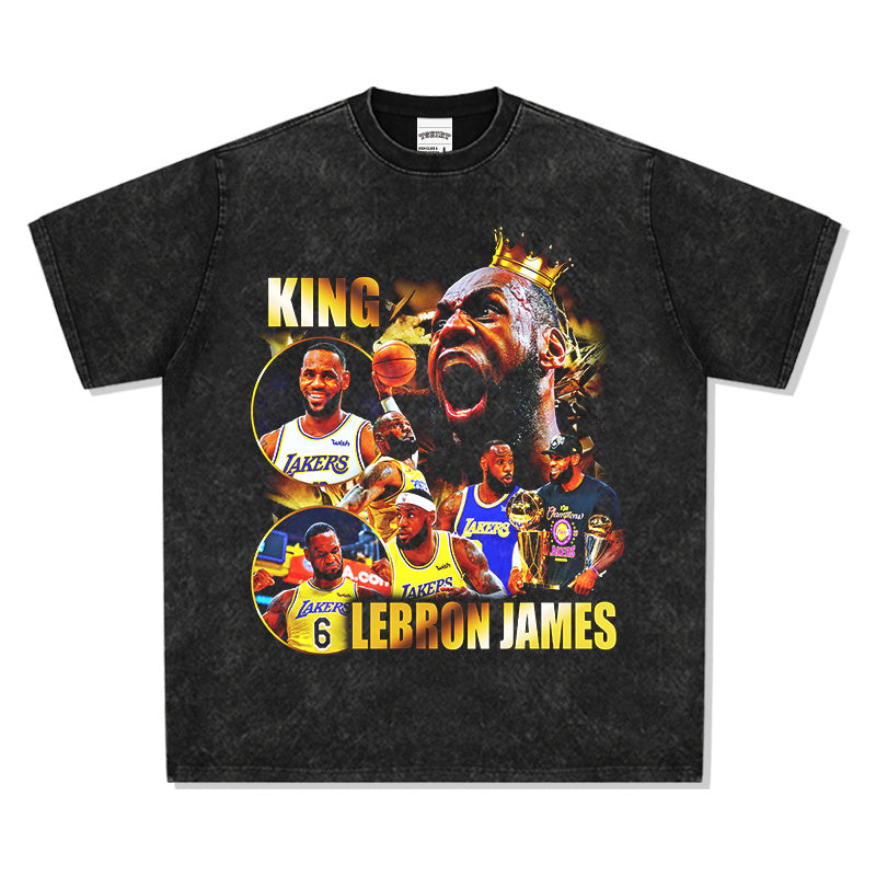 LEBRON JAMES VINTAGE TEE · TIP OFF