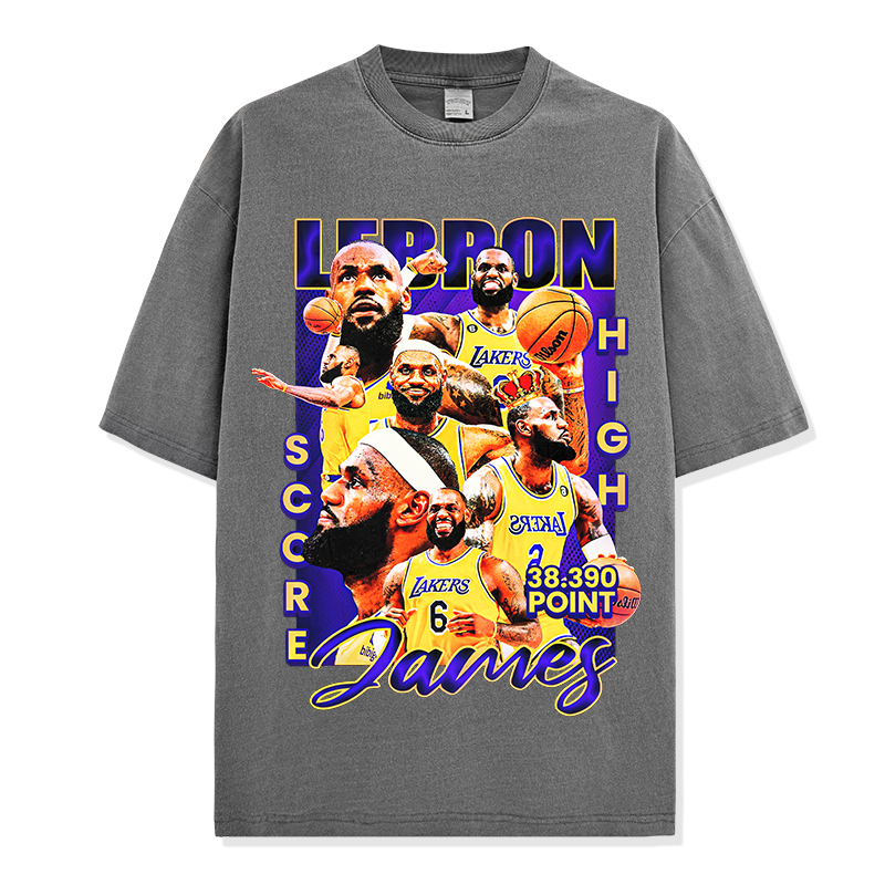 LEBRON JAMES VINTAGE TEE · OVERTIME