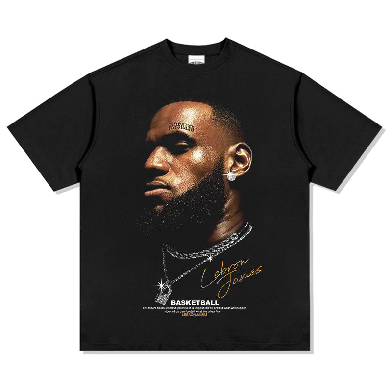 LEBRON JAMES VINTAGE TEE · STEP BACK