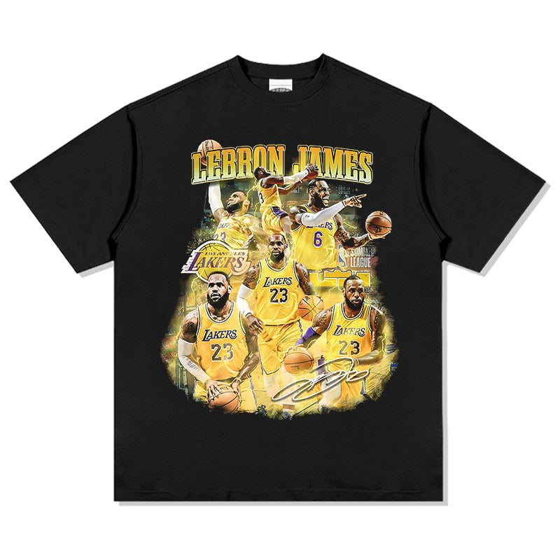 LEBRON JAMES VINTAGE TEE · BLOCK PARTY