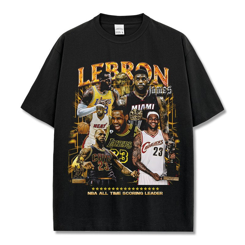 LEBRON JAMES VINTAGE TEE · SPLASH