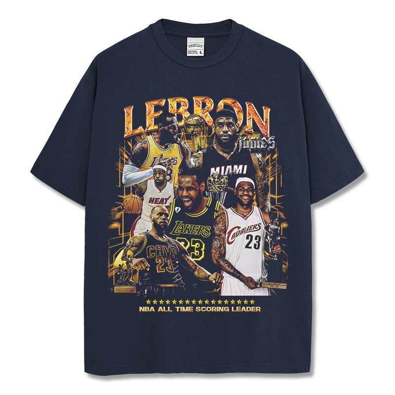 LEBRON JAMES VINTAGE TEE · SPLASH