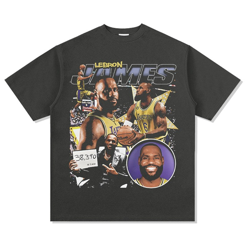 LEBRON JAMES VINTAGE TEE · DOWNTOWN
