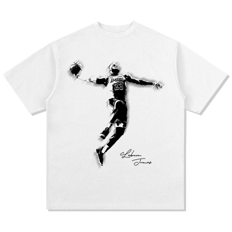 LEBRON JAMES VINTAGE TEE · BANK SHOT