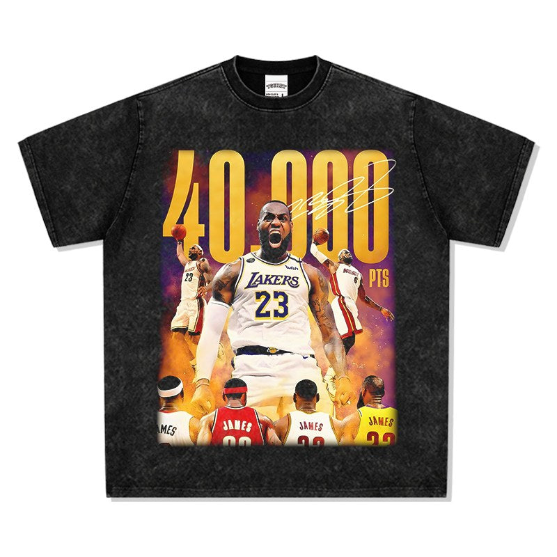 LEBRON JAMES VINTAGE TEE · POSTER