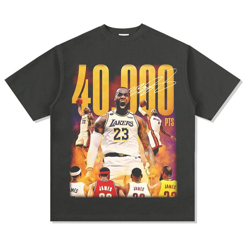 LEBRON JAMES VINTAGE TEE · POSTER