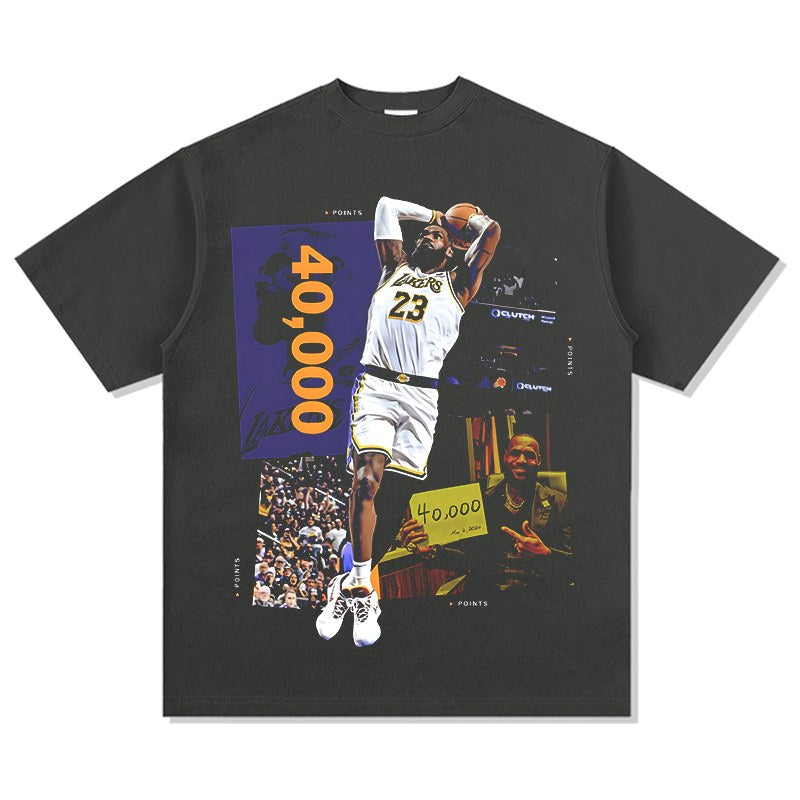 LEBRON JAMES VINTAGE TEE · ALLEY OOP