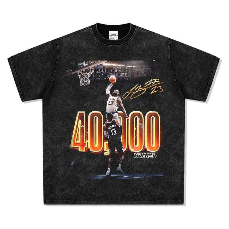 LEBRON JAMES VINTAGE TEE · FAST BREAK