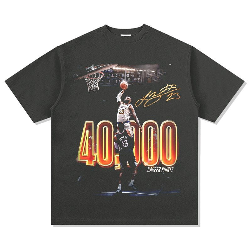 LEBRON JAMES VINTAGE TEE · FAST BREAK