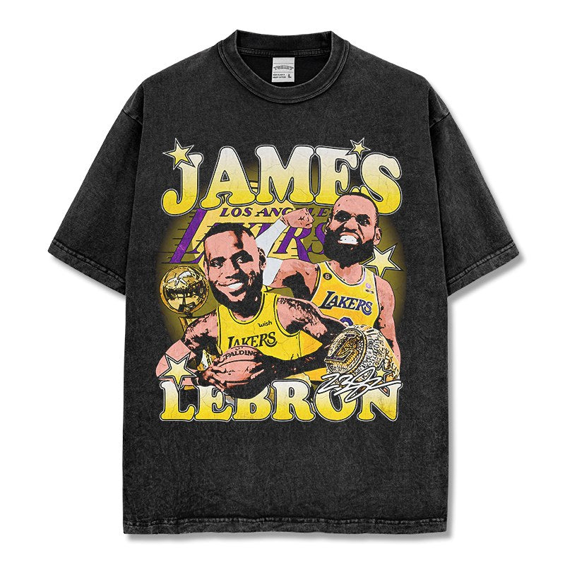 LEBRON JAMES VINTAGE TEE · HARDWOOD