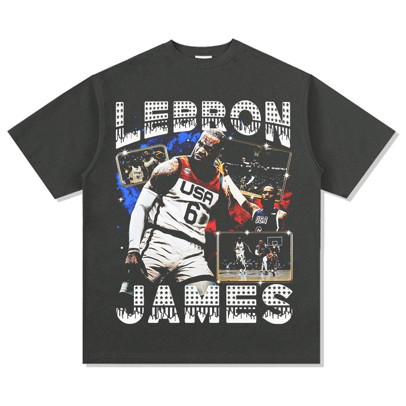 LEBRON JAMES VINTAGE TEE · ROOKIE YEAR