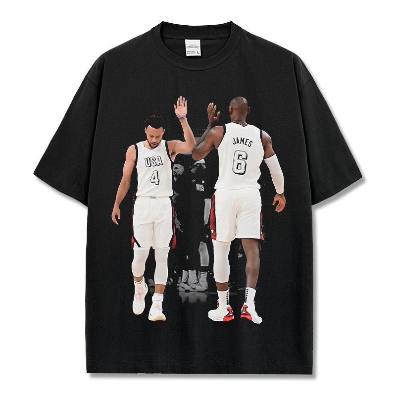 LEBRON JAMES VINTAGE TEE · TRIPLE DOUBLE