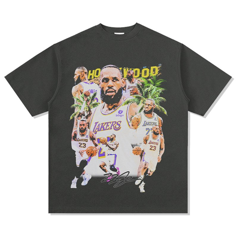 LEBRON JAMES VINTAGE TEE · AND ONE