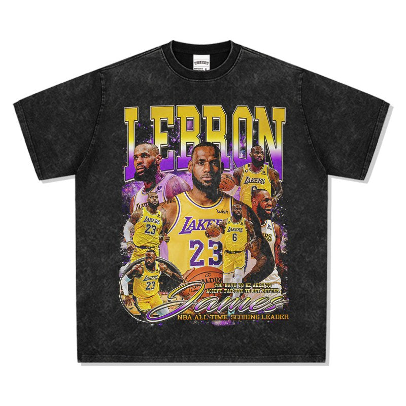 LEBRON JAMES VINTAGE TEE · SLAM DUNK