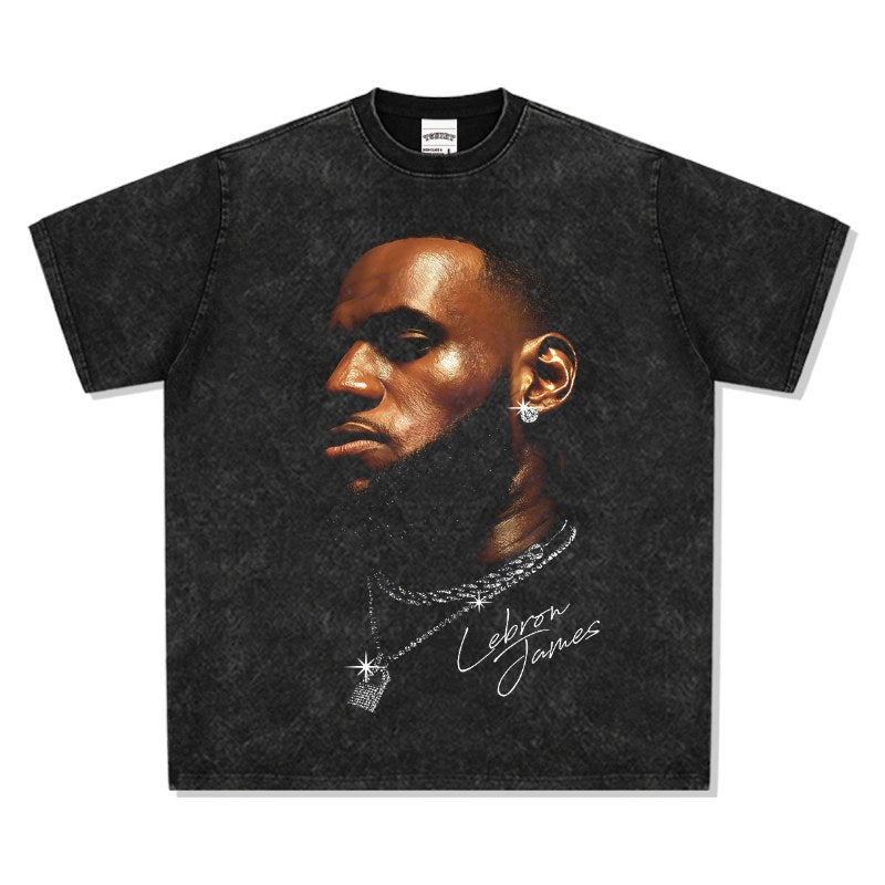 LEBRON JAMES VINTAGE TEE · HALL OF FAME
