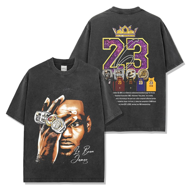 LEBRON JAMES VINTAGE TEE · CROSSOVER