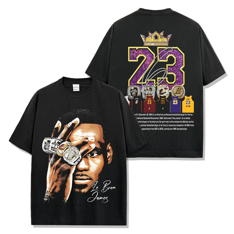 LEBRON JAMES VINTAGE TEE · CROSSOVER