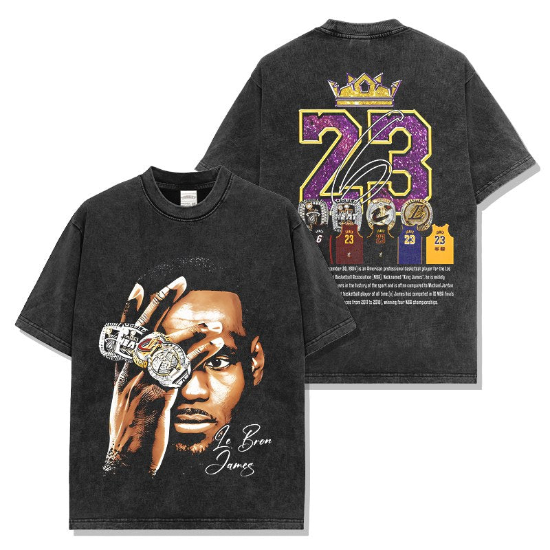 LEBRON JAMES VINTAGE TEE · CROSSOVER