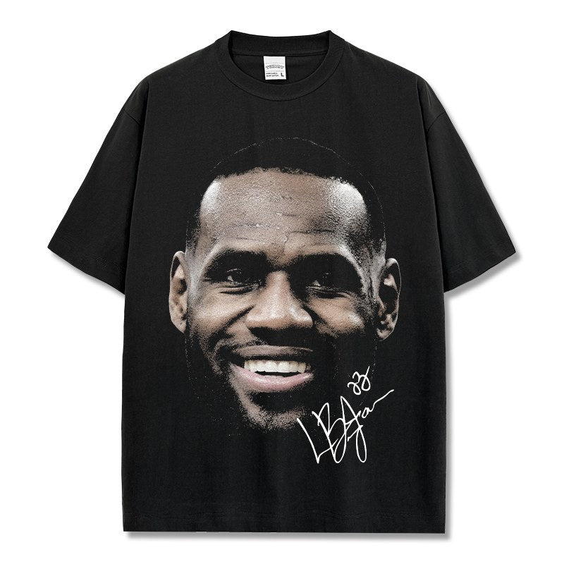 LEBRON JAMES VINTAGE TEE · ICON