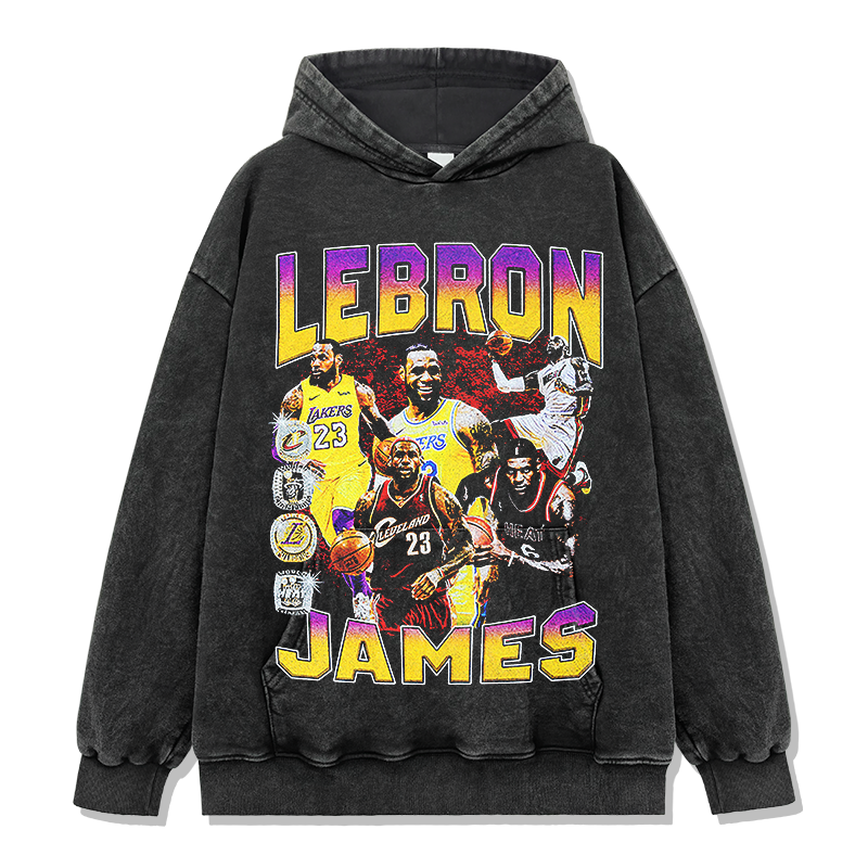 LEBRON JAMES VINTAGE HOODIE · BACKBOARD
