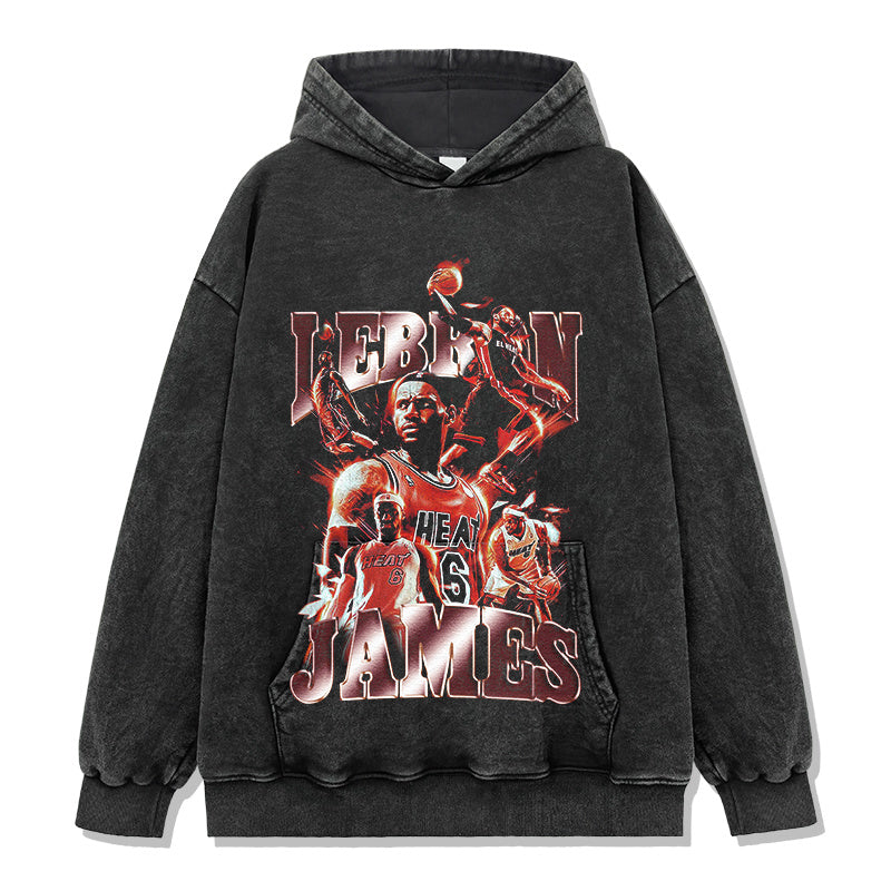 LEBRON JAMES VINTAGE HOODIE · TOMAHAWK