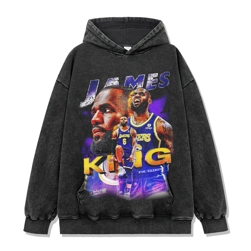 LEBRON JAMES VINTAGE HOODIE · BANNER NIGHT