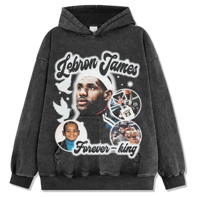LEBRON JAMES VINTAGE HOODIE · BASELINE