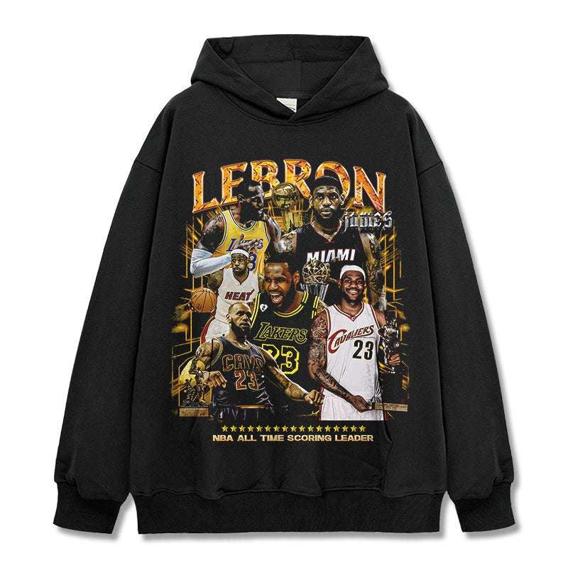 LEBRON JAMES VINTAGE HOODIE · SPLASH
