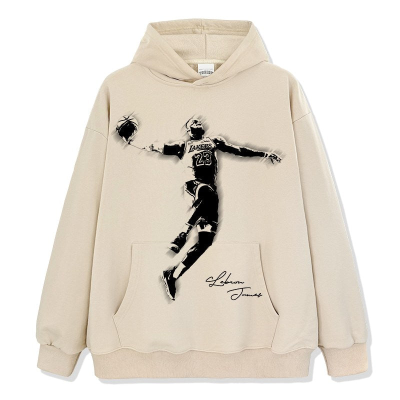 LEBRON JAMES VINTAGE HOODIE · BANK SHOT