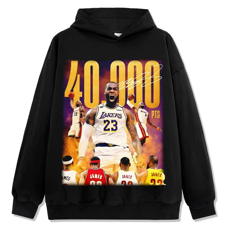 LEBRON JAMES VINTAGE HOODIE · POSTER