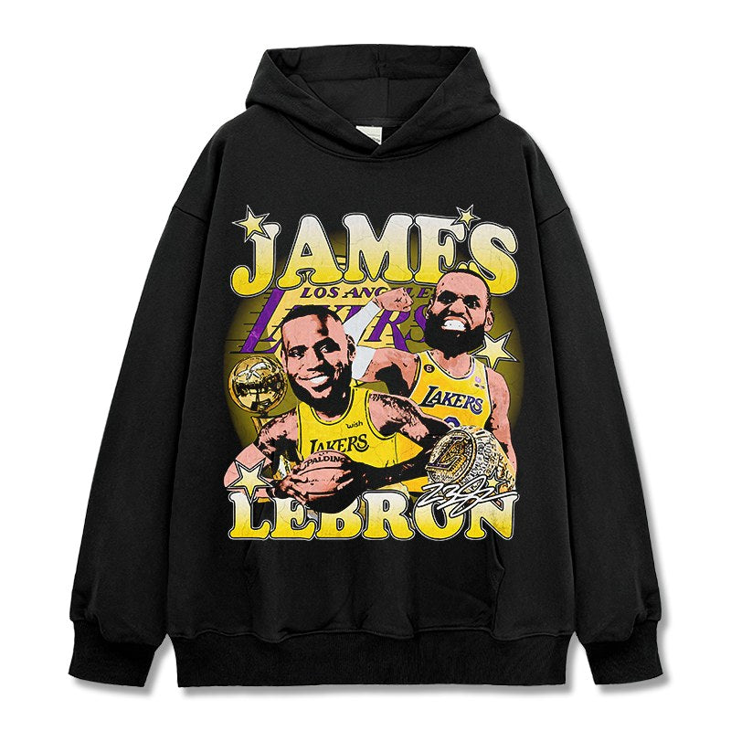 LEBRON JAMES VINTAGE HOODIE · HARDWOOD